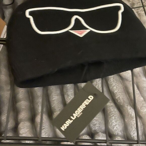Karl lagerfield cat kitty knit cap/hat/beanie/skully - Picture 2 of 9